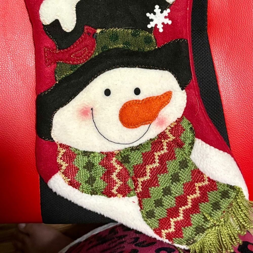 Snowman Stocking